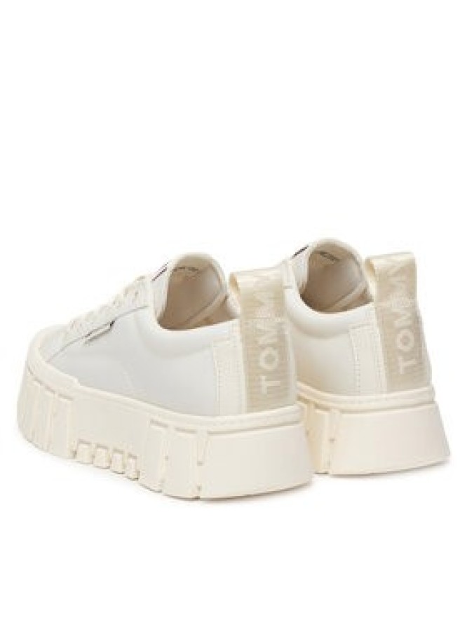 Tommy Jeans Sneakersy Tjw Flatform Chunky Sneaker EN0EN03036 Écru