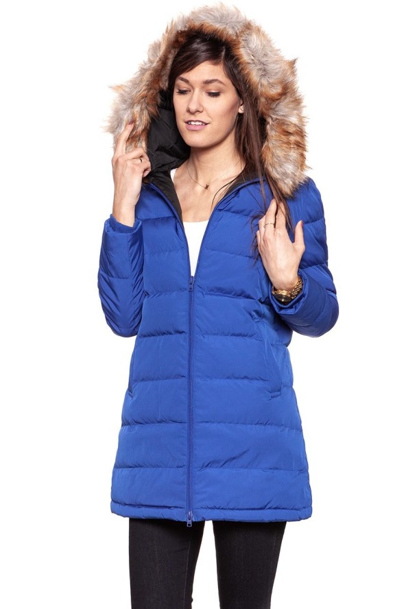 DAMSKA KURTKA ZIMOWA WRANGLER LONG PUFFER MAZARINE BLUE W4126VJ7K 112128760