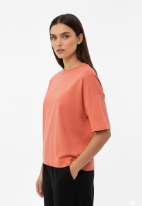 Bawełniany t-shirt, Comfort Fit, T-FLAME