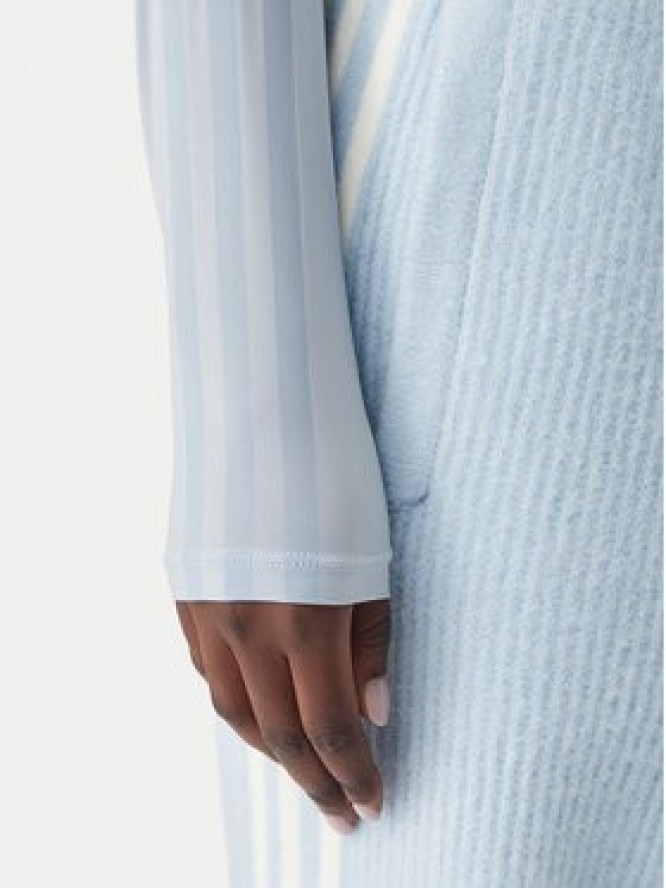 adidas Bluzka Adiluna Season 2 X Jennie Sheer LD4970 Niebieski Slim Fit