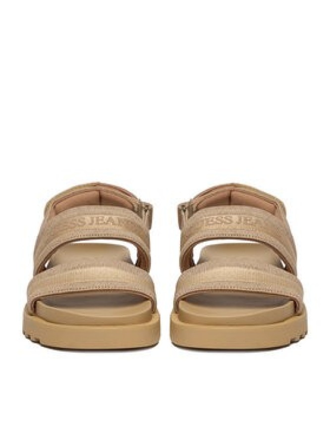 Guess Jeans Sandały EO-GJ2122 Beżowy ciemny