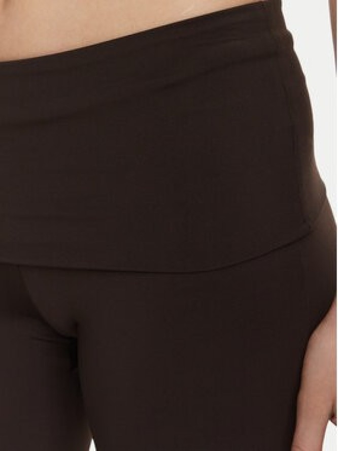 Guess Legginsy V6YB24 K4713 Brązowy ciemny Slim Fit
