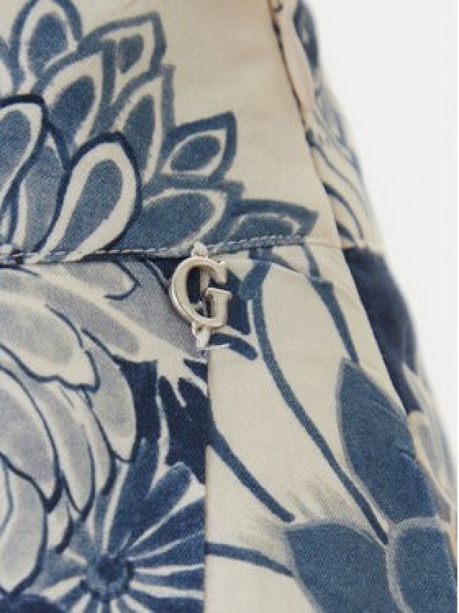 Guess Spodnie materiałowe W6GB02 W1578 Niebieski Regular Fit