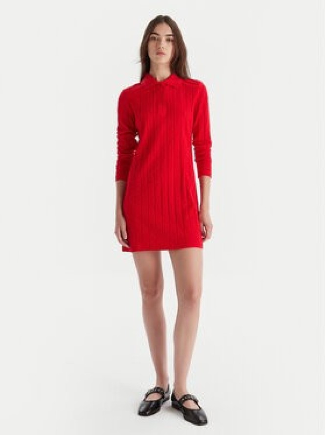 Calvin Klein Jeans Sukienka codzienna LV047D228G Czerwony Slim Fit