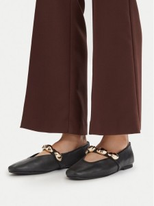 Steve Madden Baleriny Poppin Flat 11005437 Czarny