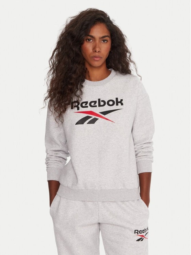 Reebok Bluza RK25169CCW Szary Regular Fit
