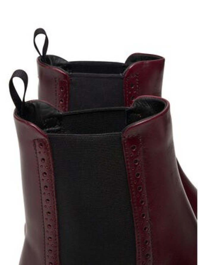 ECCO Botki 23288361291 Bordowy