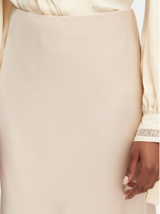 Rinascimento Spódnica maxi CFC0128467003 Beżowy Regular Fit