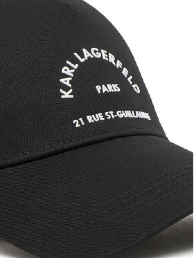 KARL LAGERFELD Czapka z daszkiem A1W33201 Czarny