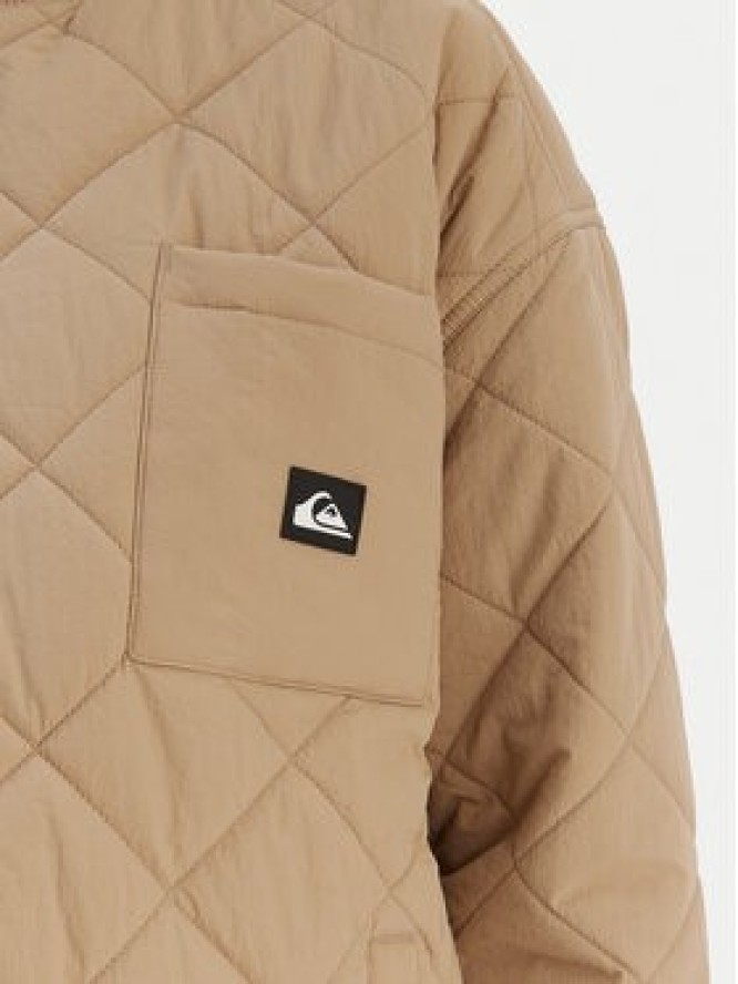 Quiksilver Kurtka przejściowa Shining Quilted EQWJK03084 Beżowy Regular Fit