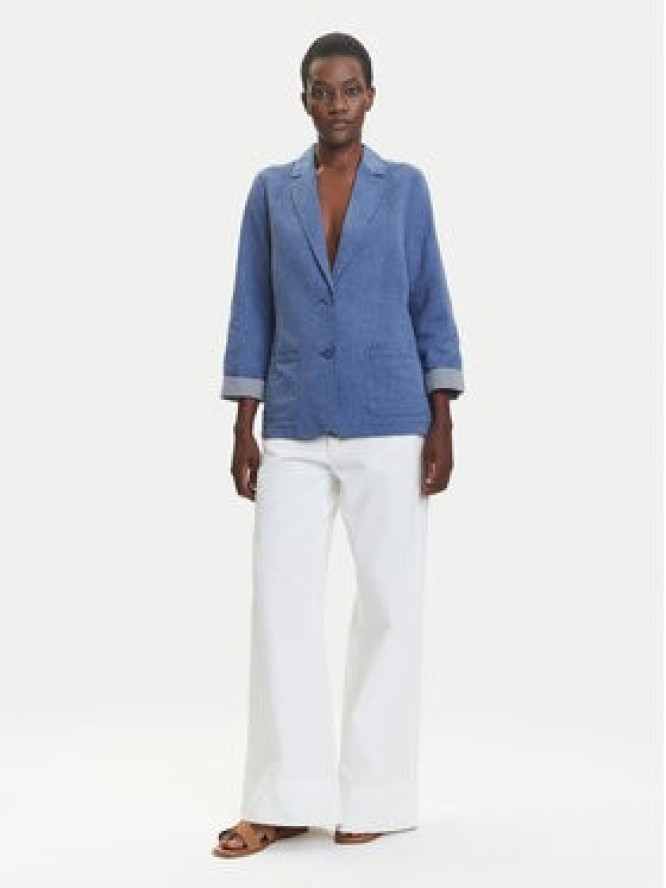 Olsen Marynarka 15001615 Niebieski Regular Fit