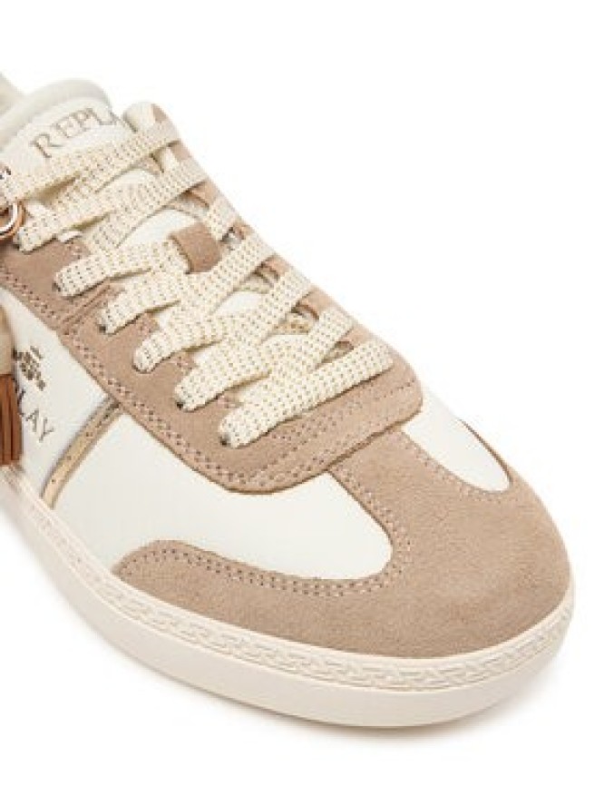 REPLAY Sneakersy GWSD8 .000.C000IL Kremowy