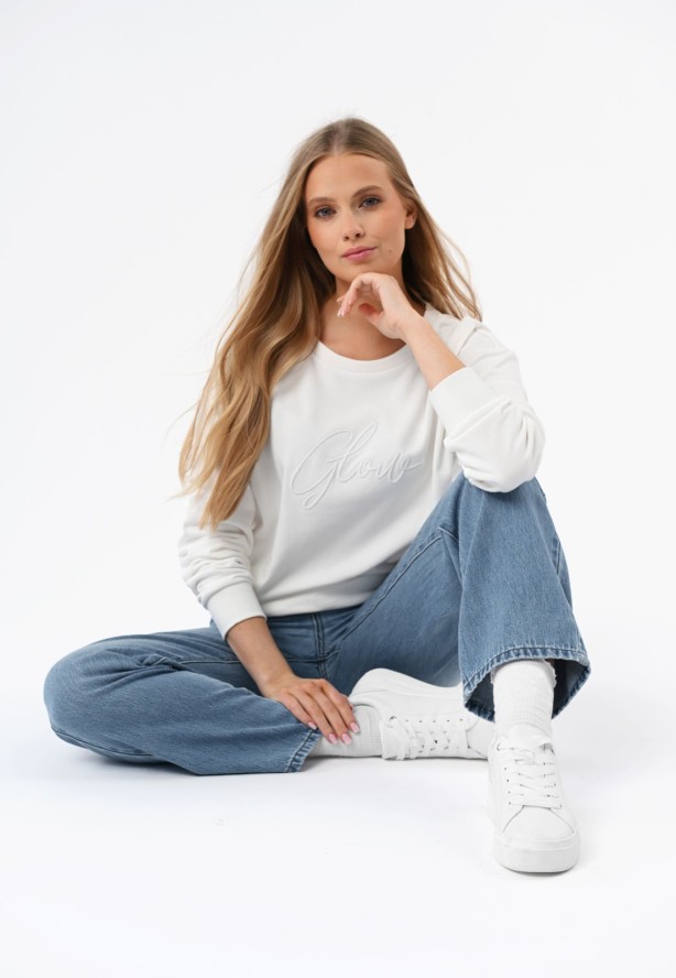 Bluza z napisem B-GLOW