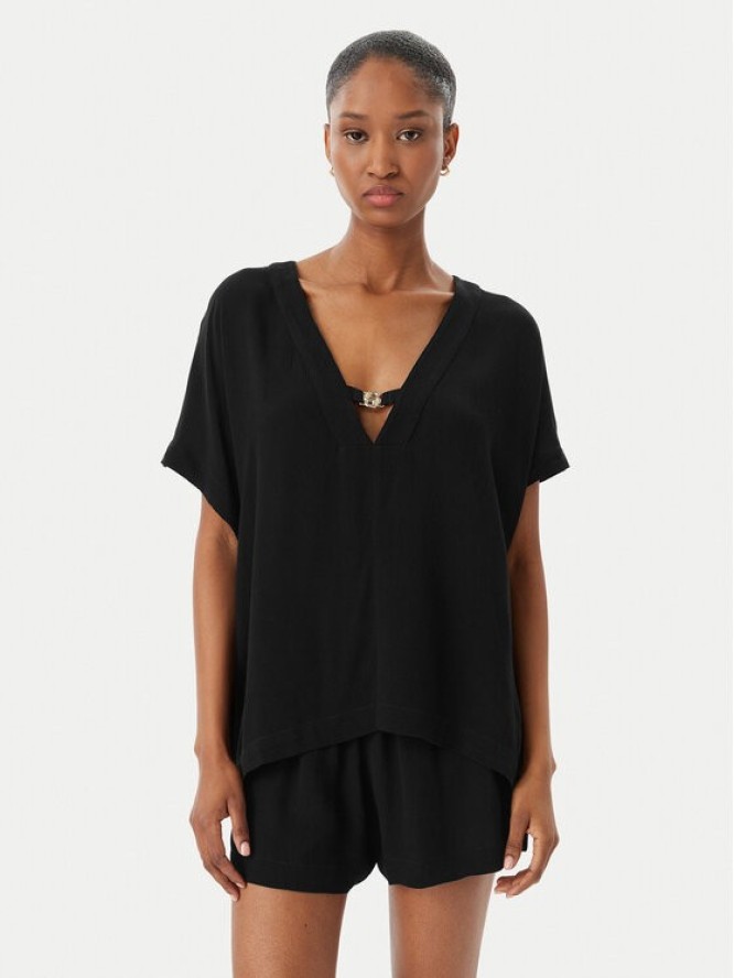 BOSS Bluzka Double B 50557041 Czarny Regular Fit