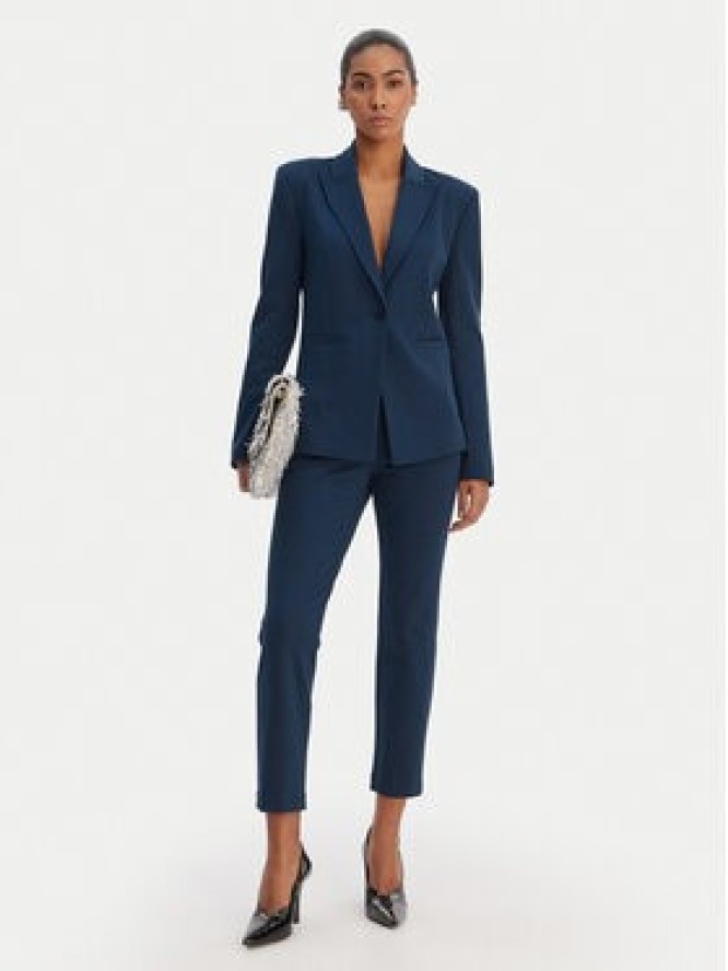 Patrizia Pepe Spodnie materiałowe 8P082/ A715 Niebieski Slim Fit