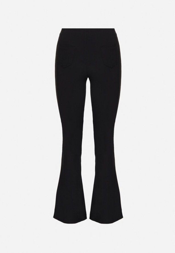 Granatowe Spodnie Dzwony Kostemus