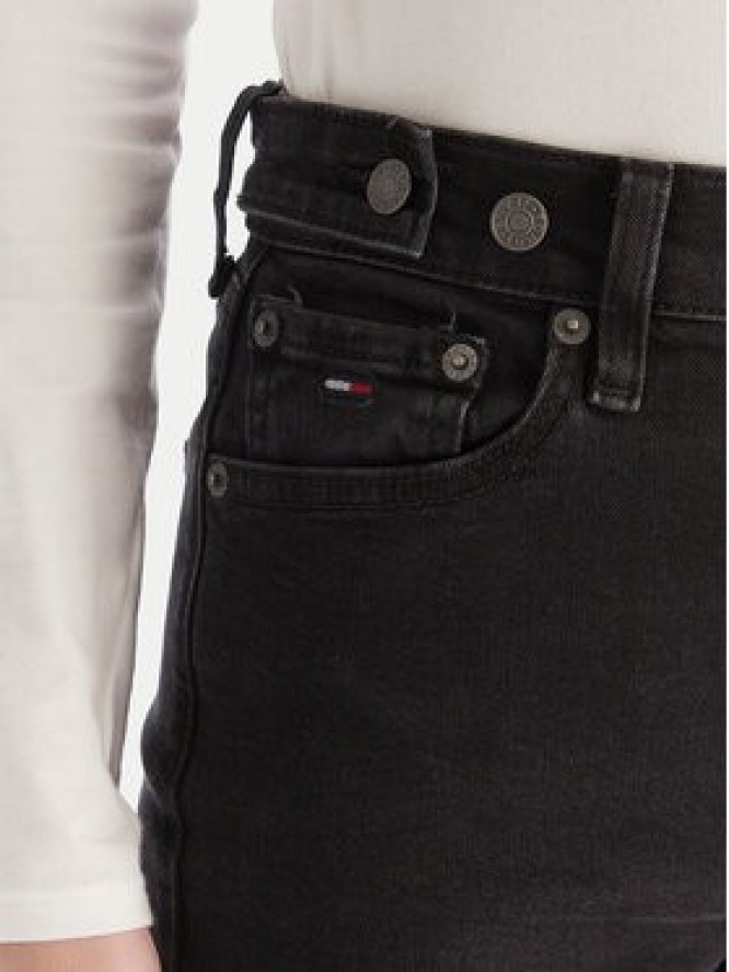 Tommy Jeans Jeansy Sylvia DW0DW20503 Czarny Flare Fit