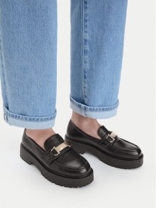 DeeZee Loafersy CEO-HY18638-4 Czarny