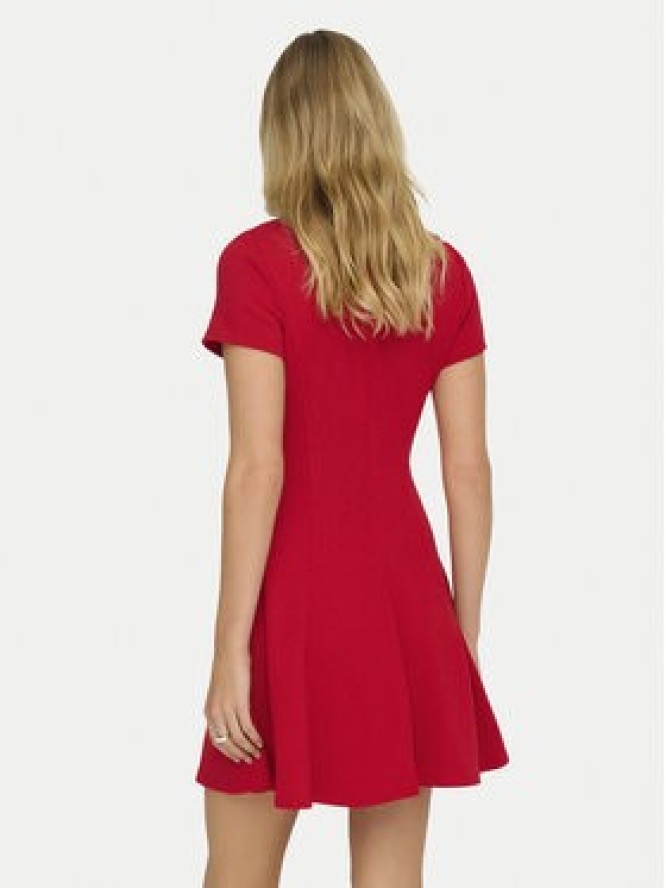 ONLY Sukienka codzienna Kenya 15370506 Czerwony Regular Fit