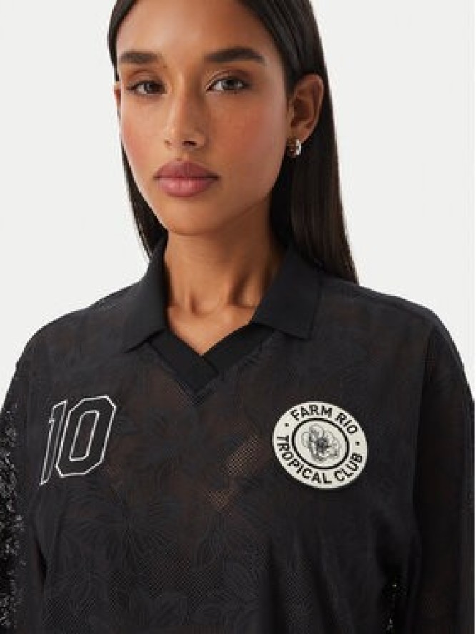 adidas T-Shirt Farm Rio KR0238 Czarny Loose Fit