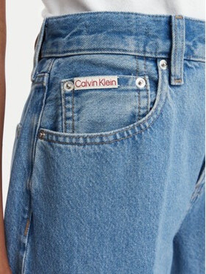 Calvin Klein Jeans Jeansy LV047G906G Niebieski Wide Leg