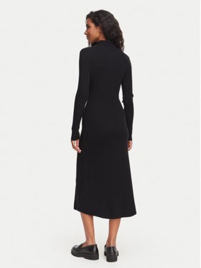 HUGO Sukienka dzianinowa Sdropy 50562691 Czarny Slim Fit