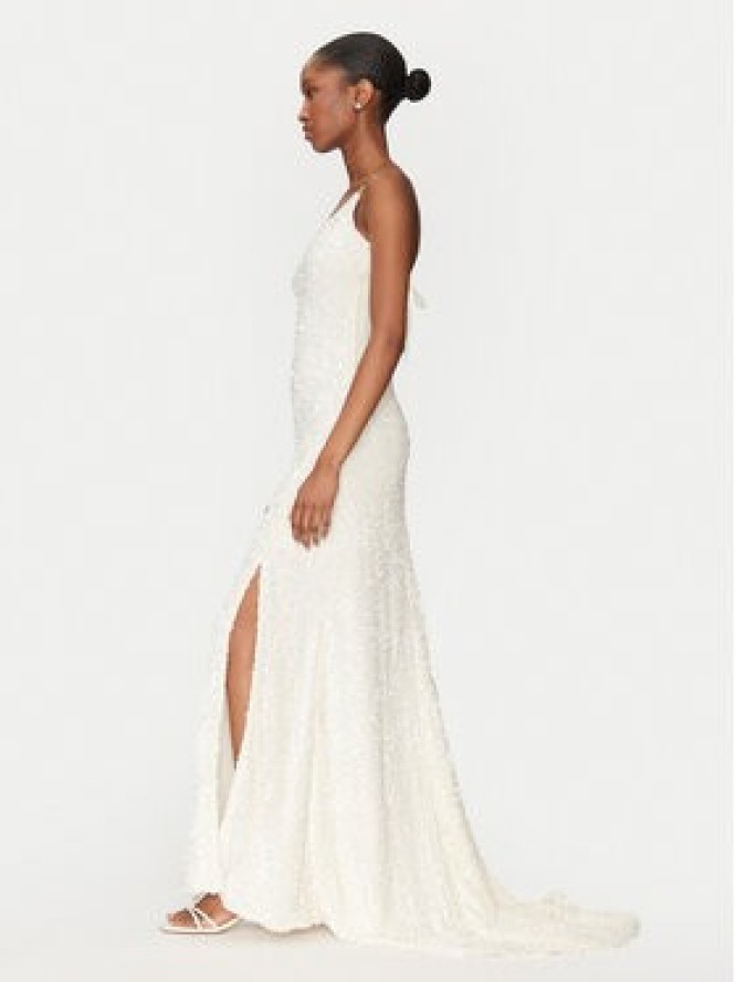 YAS Sukienka wieczorowa Mira 26036359 Biały Regular Fit