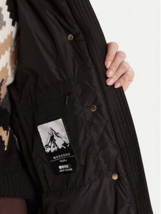 Weekend Max Mara Kurtka puchowa Newbembo 2525496072 Czarny Relaxed Fit