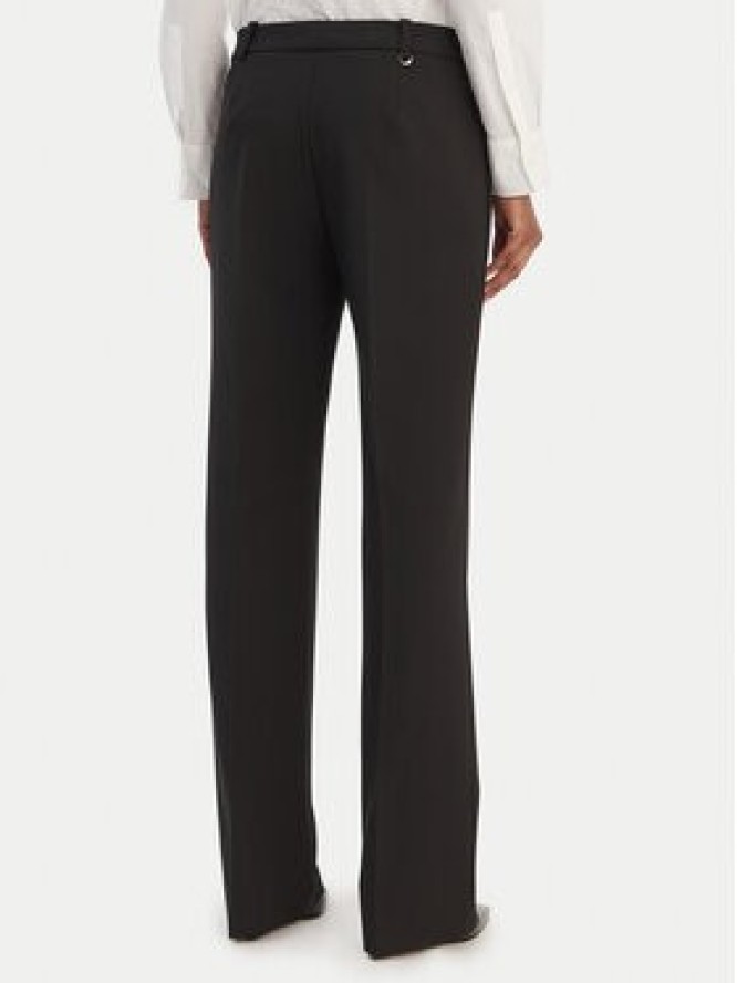 HUGO Spodnie materiałowe Hilayla 50555896 Czarny Slim Fit