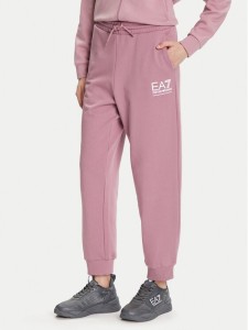 EA7 Emporio Armani Spodnie dresowe 7W000418 AF12473 UA272 Różowy Regular Fit