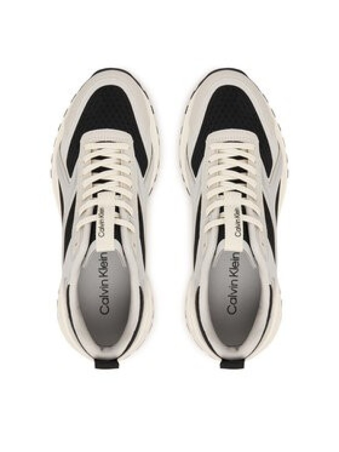 Calvin Klein Sneakersy Hike Run Ckstripe Mesh Met HW0HW03140 Czarny