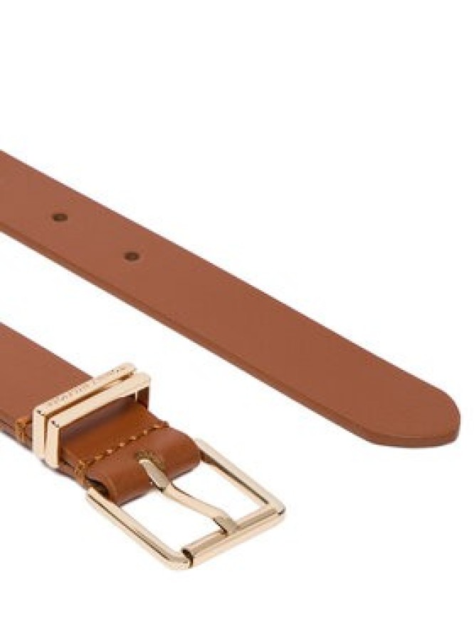 Tommy Hilfiger Pasek Th Square 2.5 AW0AW18692 Brązowy