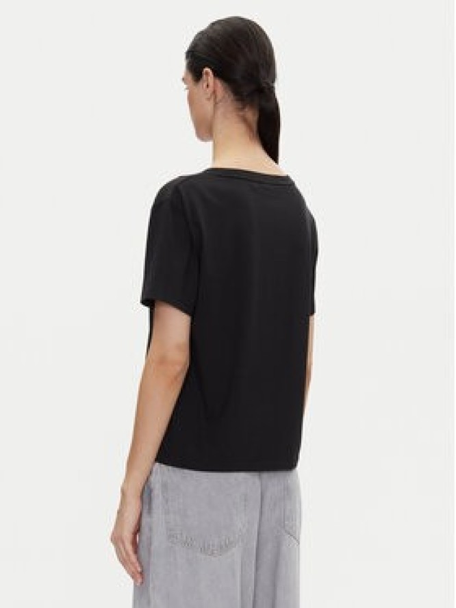 HUGO T-Shirt Nika_T-Shirt 50540046 Czarny Regular Fit
