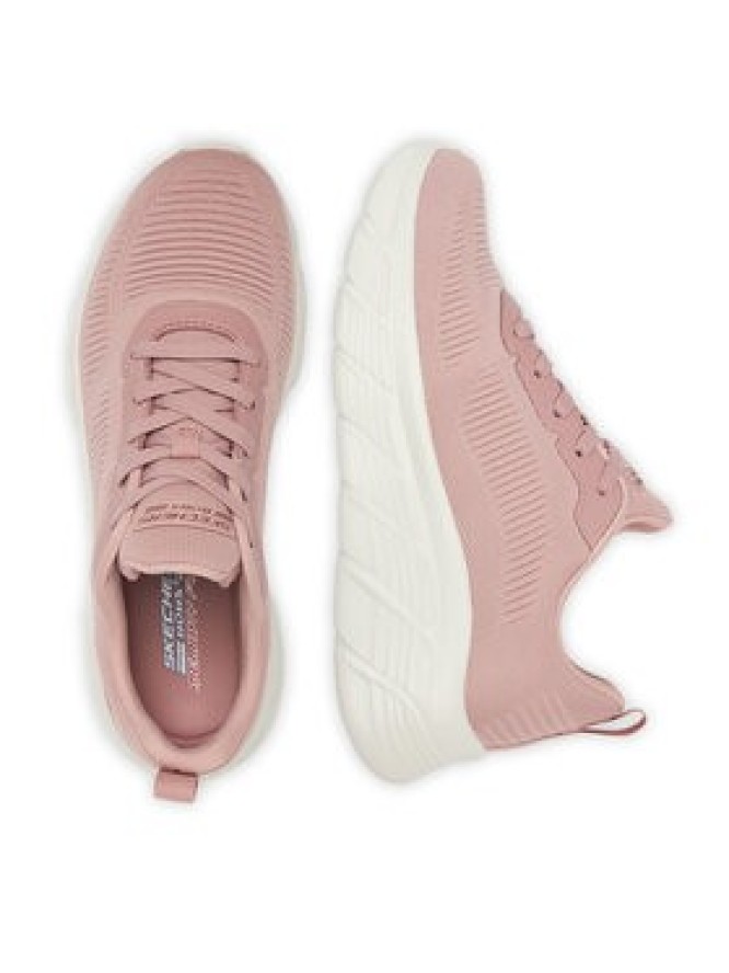 Skechers Sneakersy BOBS B FLEX HI 117385 BLSH Różowy