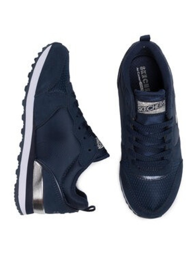 Skechers Sneakersy Goldn Gurl 111/NVY Granatowy