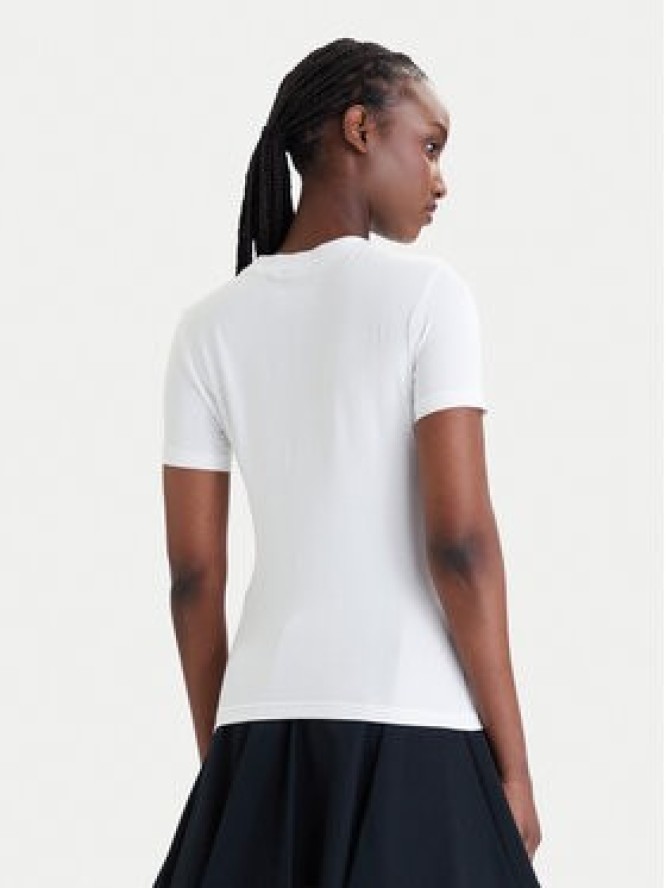 Versace Jeans Couture T-Shirt 80HAHT00 CJ03T Biały Slim Fit