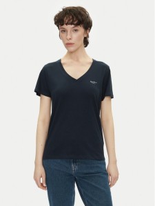 Pepe Jeans T-Shirt Macy PL506051 Granatowy Regular Fit