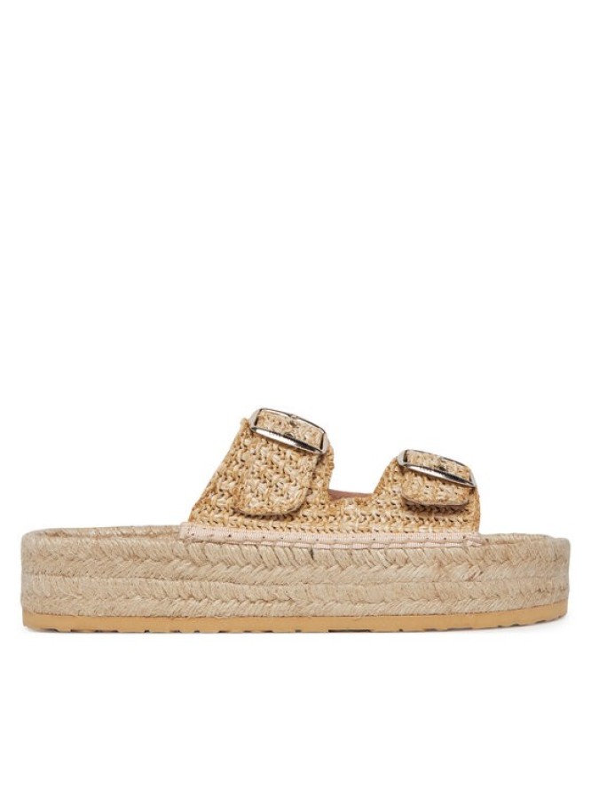LOVE MOSCHINO Espadryle JA28393G0MJQ0107 Beżowy