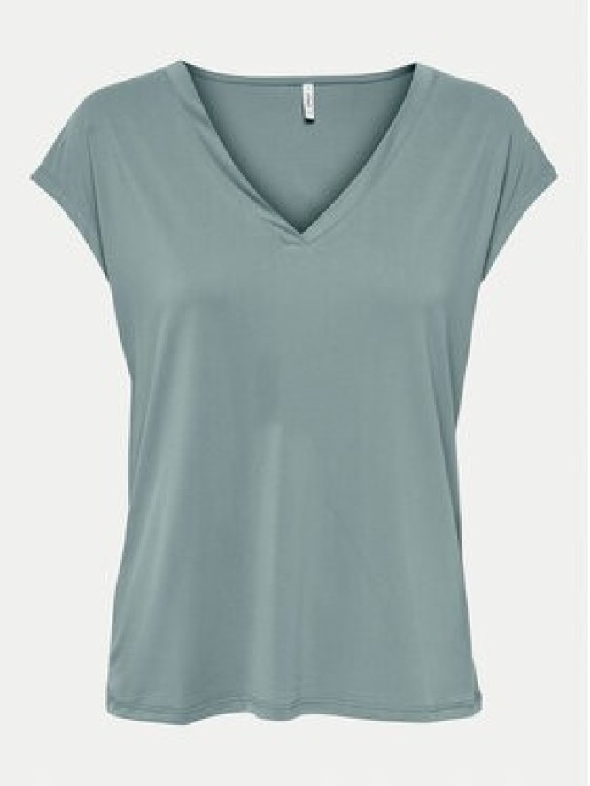 ONLY T-Shirt Free 15287041 Zielony Regular Fit