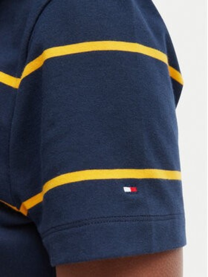Tommy Hilfiger T-Shirt WW0WW48699 Granatowy Regular Fit