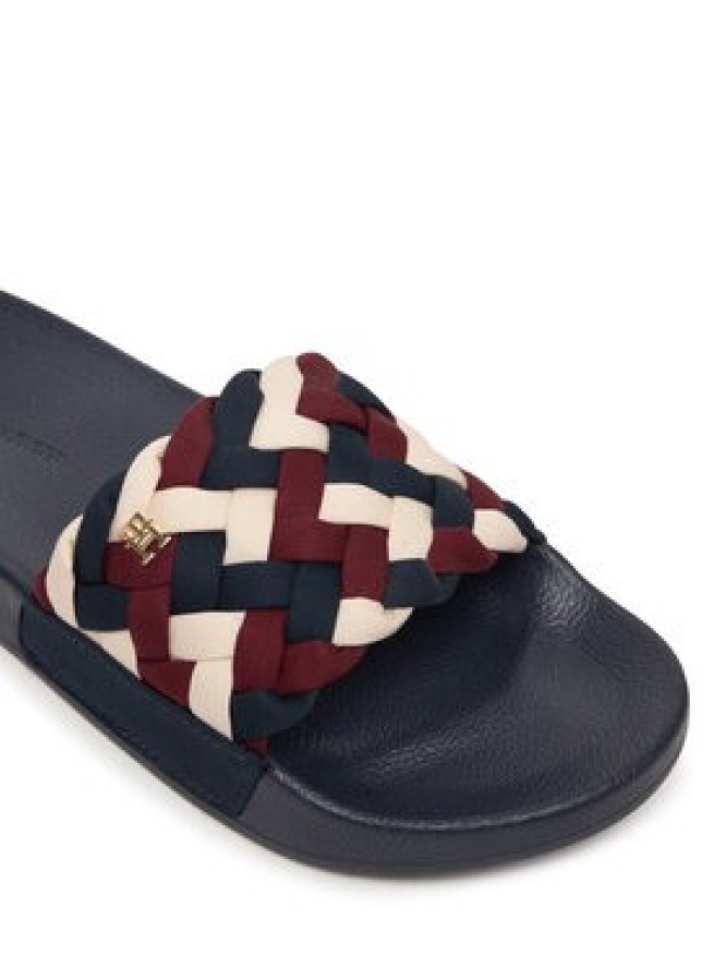 Tommy Hilfiger Klapki Th Braided Pool Slide FW0FW09203 Kolorowy