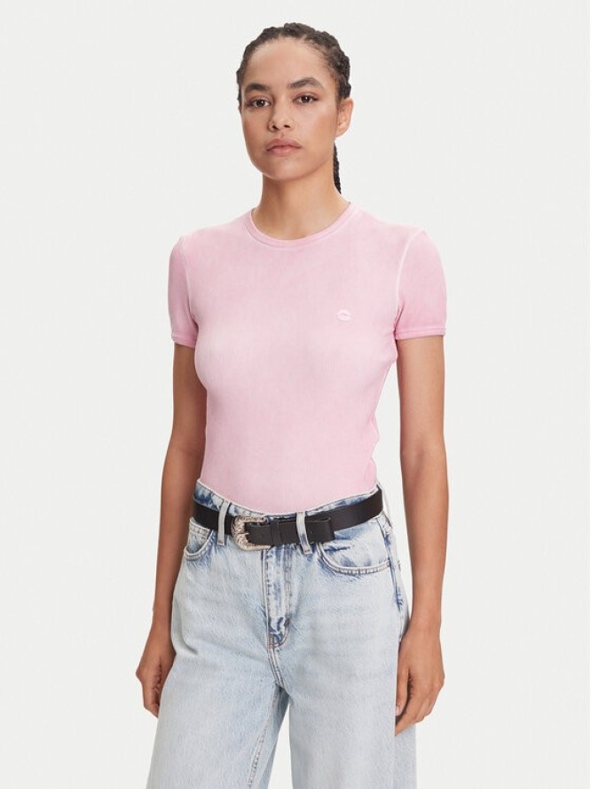 Miss Sixty T-Shirt 6S2SJ44500 Różowy Slim Fit