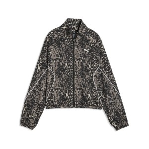 Damska luźna bluza dresowa z zamkiem PUMA Sport Animal Printed PUMA