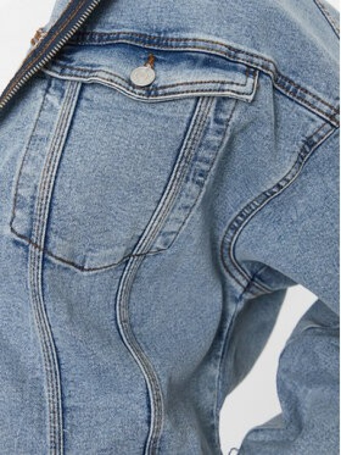 Noisy May Kurtka jeansowa Alviva 27028452 Niebieski Relaxed Fit
