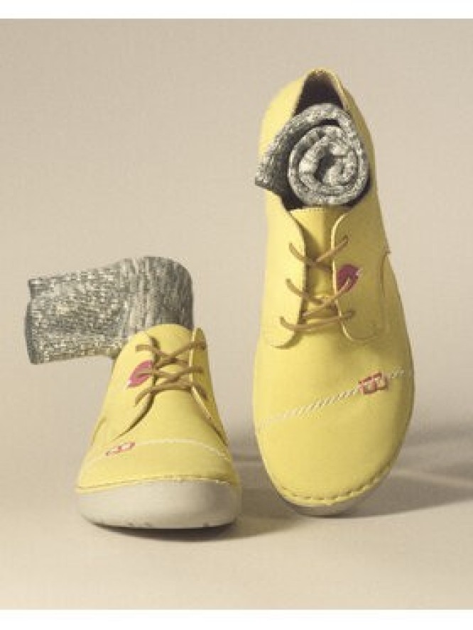 Rieker Półbuty 52528-68 Żółty