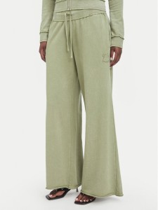 Juicy Couture Spodnie dresowe JCWBJ226321 Khaki Relaxed Fit