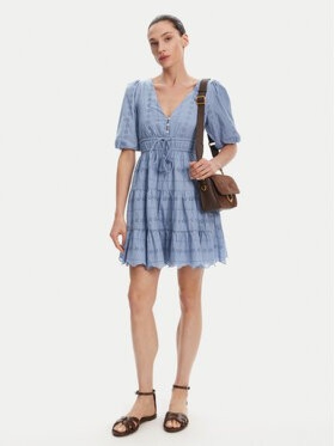 Pepe Jeans Sukienka letnia Day PL953694 Błękitny Regular Fit