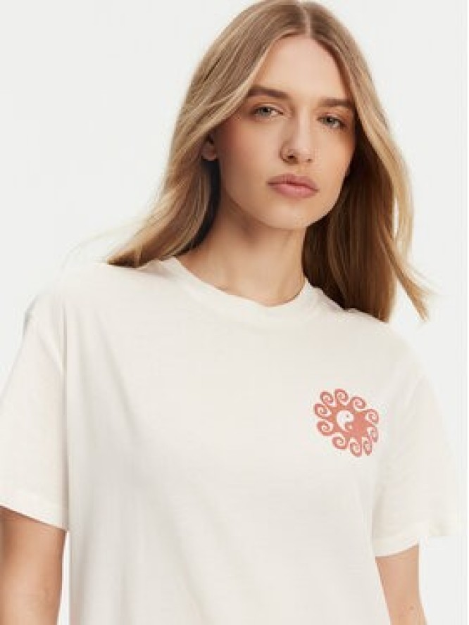 Billabong T-Shirt EBJZT00432-SCS Biały Regular Fit