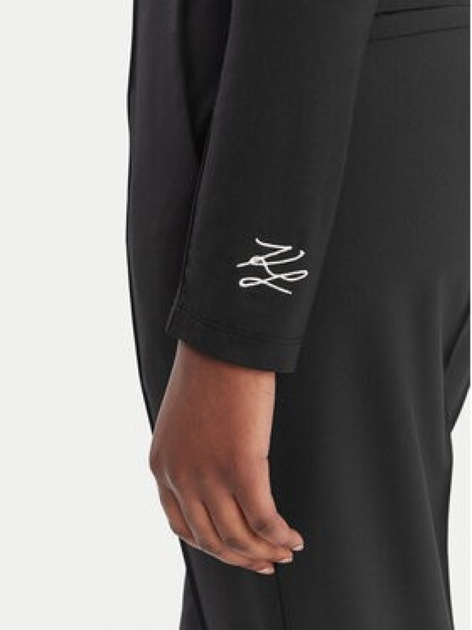 KARL LAGERFELD Bluzka B1W17009 Czarny Slim Fit