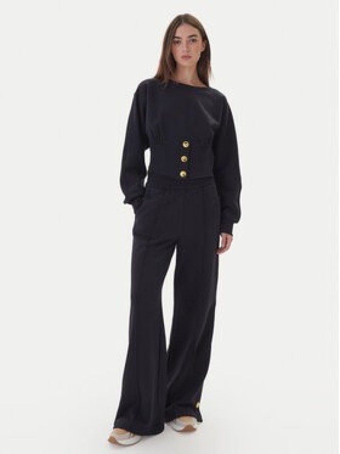 PINKO Spodnie dresowe Pasticciato 105649 A2TC Granatowy Regular Fit